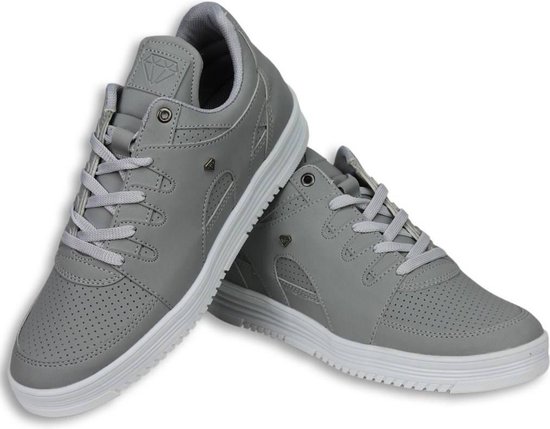 Heren Schoenen - Heren Sneaker Low - States Grey White - Grijs | bol.com