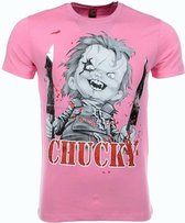 T-shirt Local Fanatic - Chucky - T-shirt rose - Chucky - T-shirt homme rose taille XL