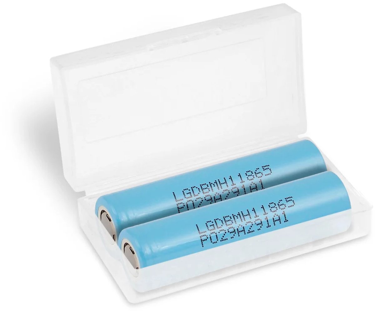 18650 Li-ion 3200mAh oplaadbare batterij 2 stuks