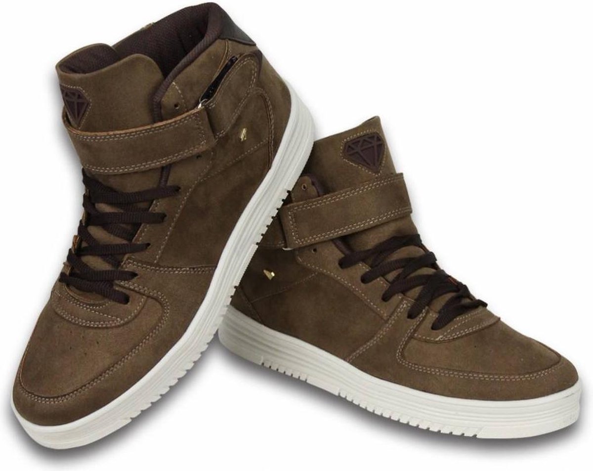 Cash Money Heren Schoenen Heren Sneaker High Dolce Taupe Maten: 42 -  Schoenen.nl
