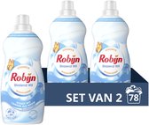 Bol.com Robijn Klein & Krachtig Classics Vloeibaar Wasmiddel - Stralend Wit - met natuurlijk witserum - 2 x 39 wasbeurten - Voor... aanbieding