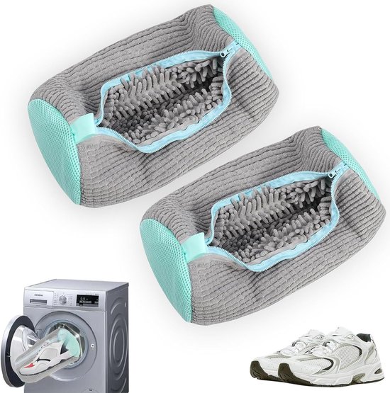 2 stuks waszakken voor schoenen, waszakken voor schoenen in de wasmachine, herbruikbaar, voor organizer en reizen