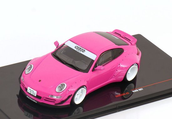 Porsche 911 RWB 997 Rose - Maquette 1/18 Ixo Models - Neuve Sous Boîte