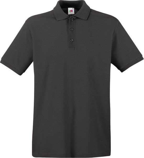 Fruit of the Loom Premium Polo Shirt Light Graphite L