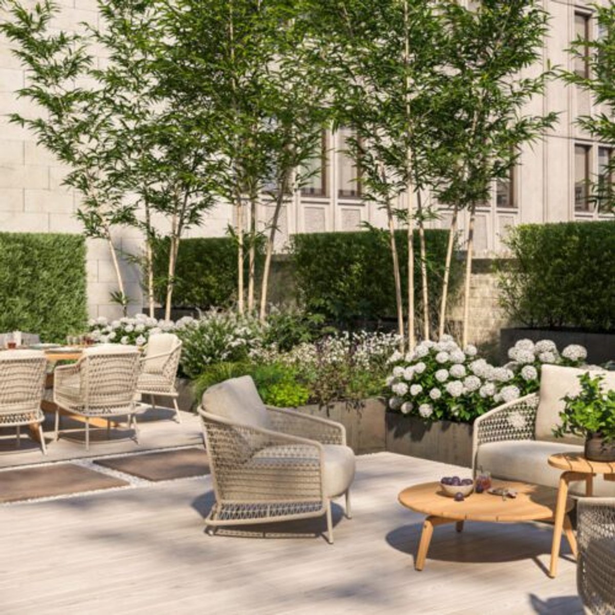 4 Seasons Outdoor Puccini canapé lounge - latte