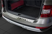 Avisa RVS Achterbumperprotector passend voor Skoda Octavia III Scout 2014- 'Ribs'