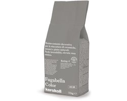 Kerakoll Fugabella Voegmiddel KK68 - Kleur 68 Grijs - 3 kg Voegmortel voor Tegels & Natuursteen - Verkrijgbaar in 50 Kleuren - Greenbuild rating 4