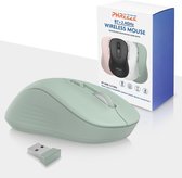 Compacte Muis - Draadloos + Bluetooth - Links & Rechtshandig - Voor Telefoon, Tablet, Laptop & Computer - Groen