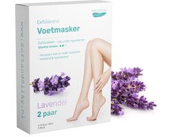 Soft & Silky Eeltsokken - 4 pack - Foot peel mask - Eeltverwijderaar voor voeten - Voet - Masker - Eelt - Vijl - Rasp - creme vervanger - Peeling - Lavendel
