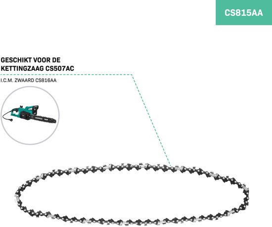 VONROC Ketting - voor VONROC Kettingzaag CS507AC van VONROC — afbeelding 4