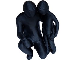 Verbondenheid Gevangen: Beeldje Vader met Zoon - Vaderdag - Cadeau