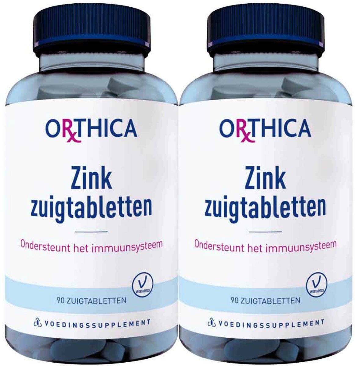 Goedkoopste 2x Orthica Zink Zuigtabletten 90 tabletten