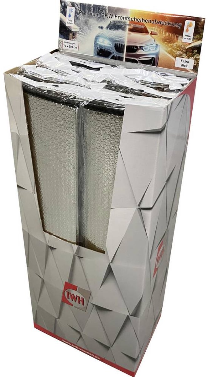 IWH Voorruitfolie (l x b) 200 cm x 70 cm Zilver