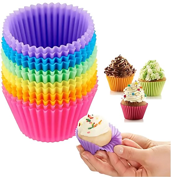 Grand moule à cupcake MoNiRo – Moule à muffin extra XXL avec douilles