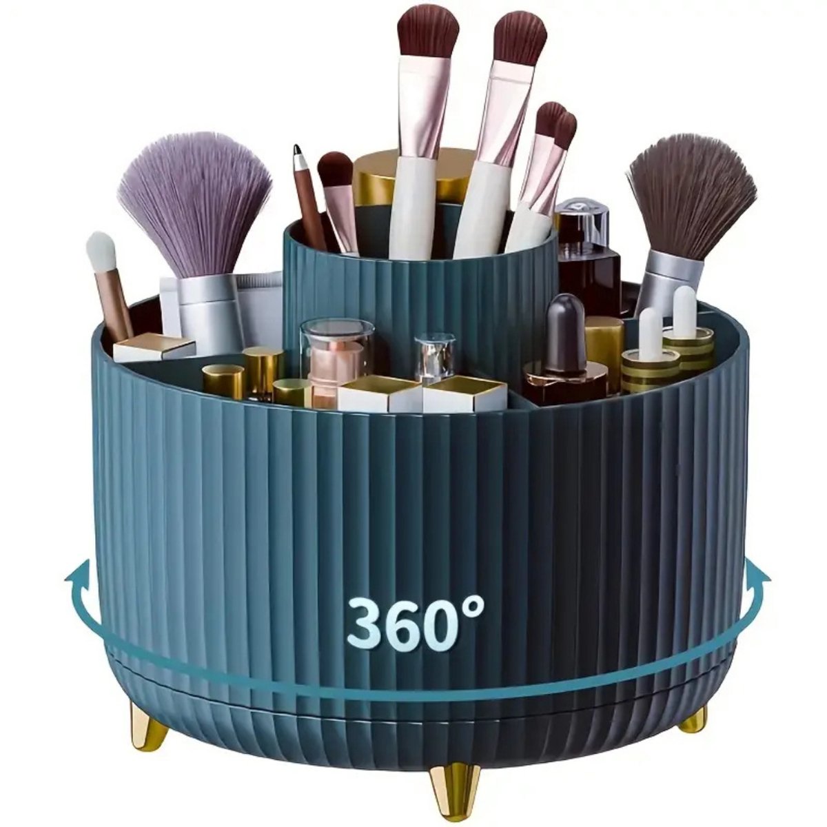 Nivard make Up Organizer - Koffer - Tas - Makeup - Lades - Skincare - Cosmetica - Groen