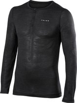 FALKE Silk Wool Longsleeved Shirt Heren 33421 - Grijs 3104 anthracite mel. Heren - XL