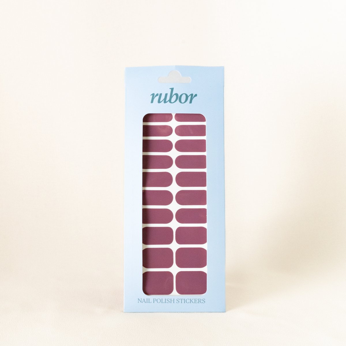 Rubor - Nagellak sticker - manicure - nagellak zonder drogen - paars