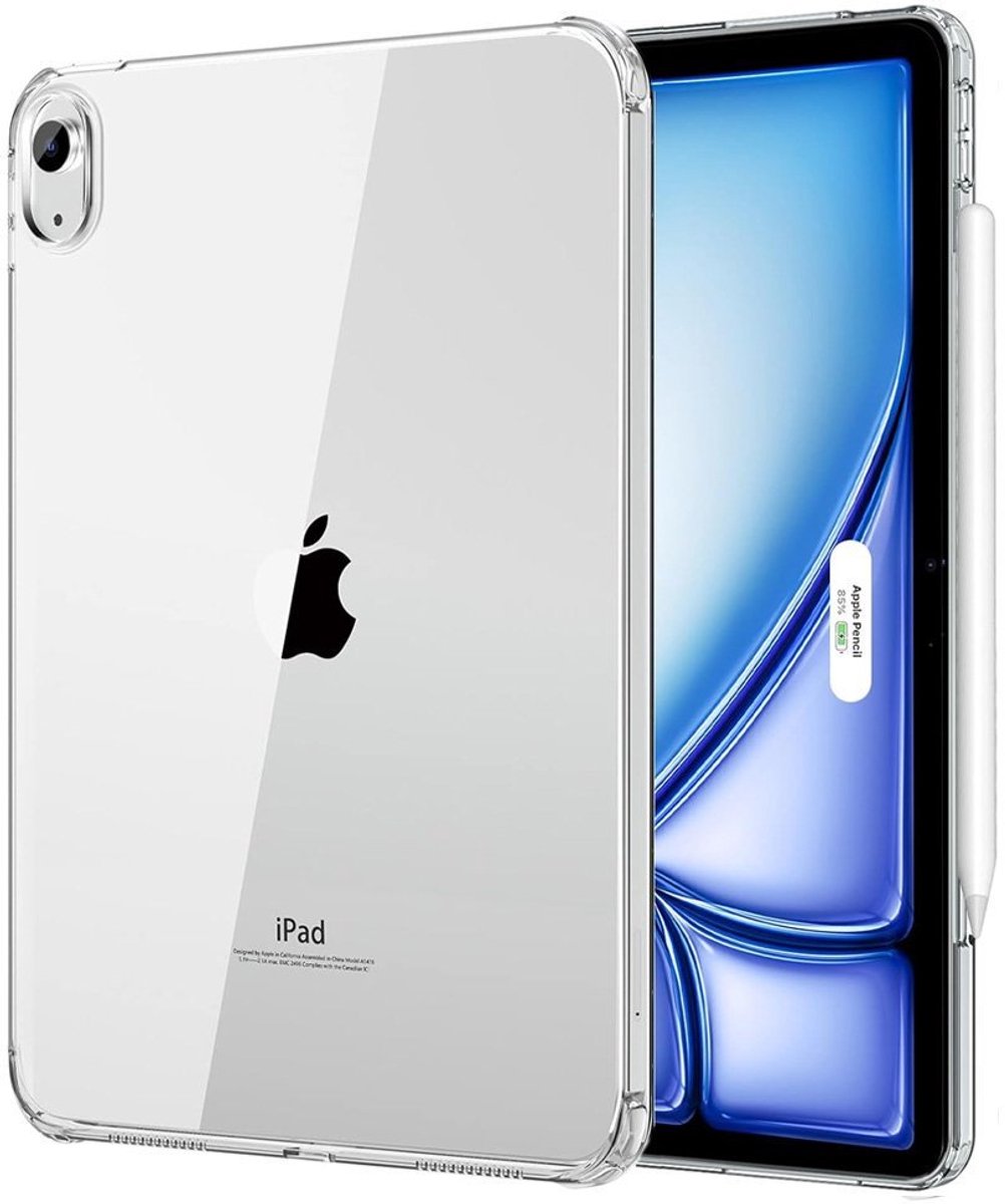 Mobiq - Transparante Backcover geschikt voor iPad Air 11 inch (2025) - transparant