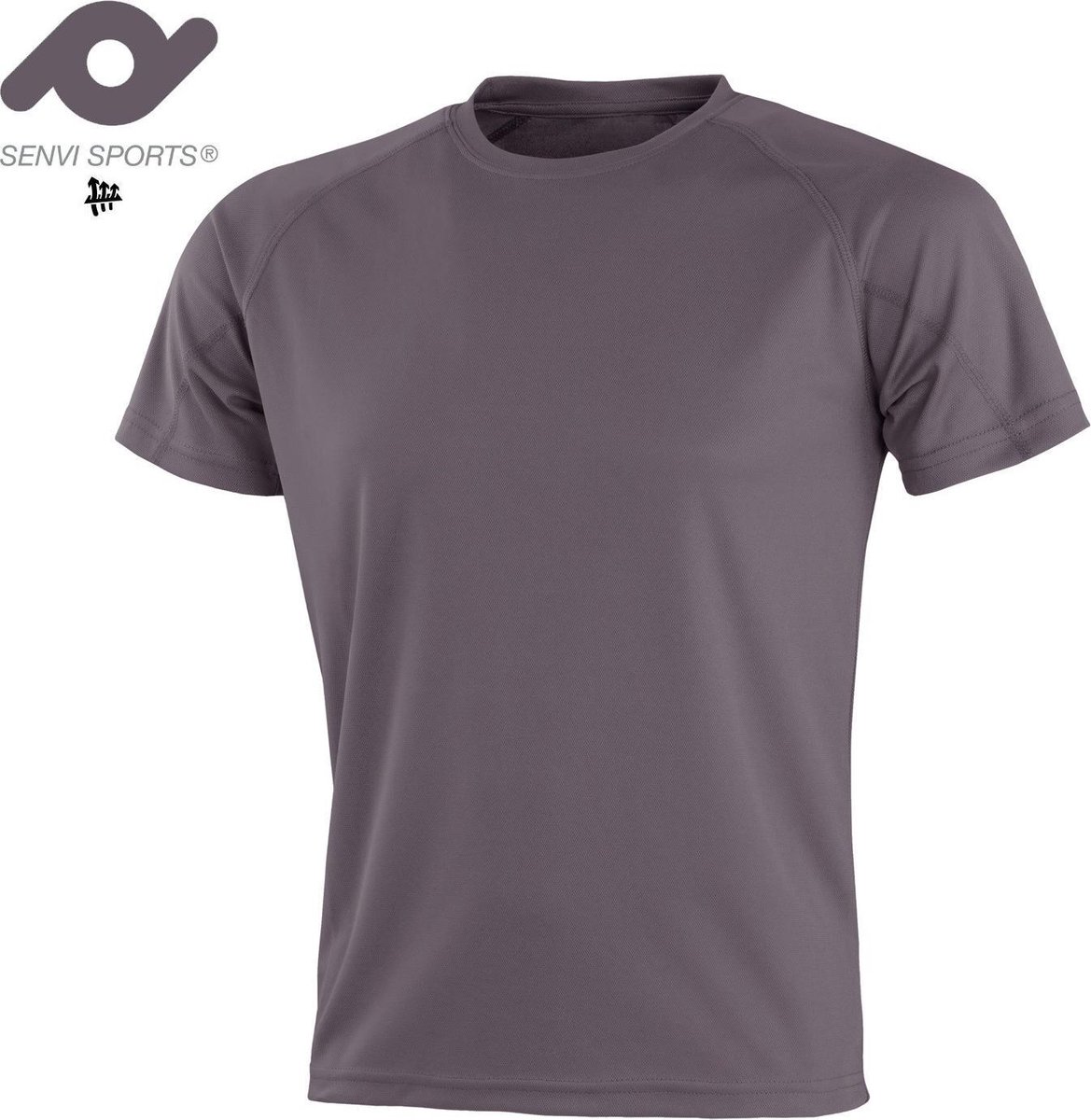 Senvi Sports Performance T-Shirt - Grijs - 3XL - Unisex