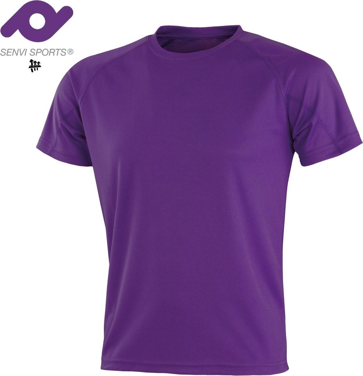 Senvi Sports Performance T-Shirt- Paars - XL - Unisex