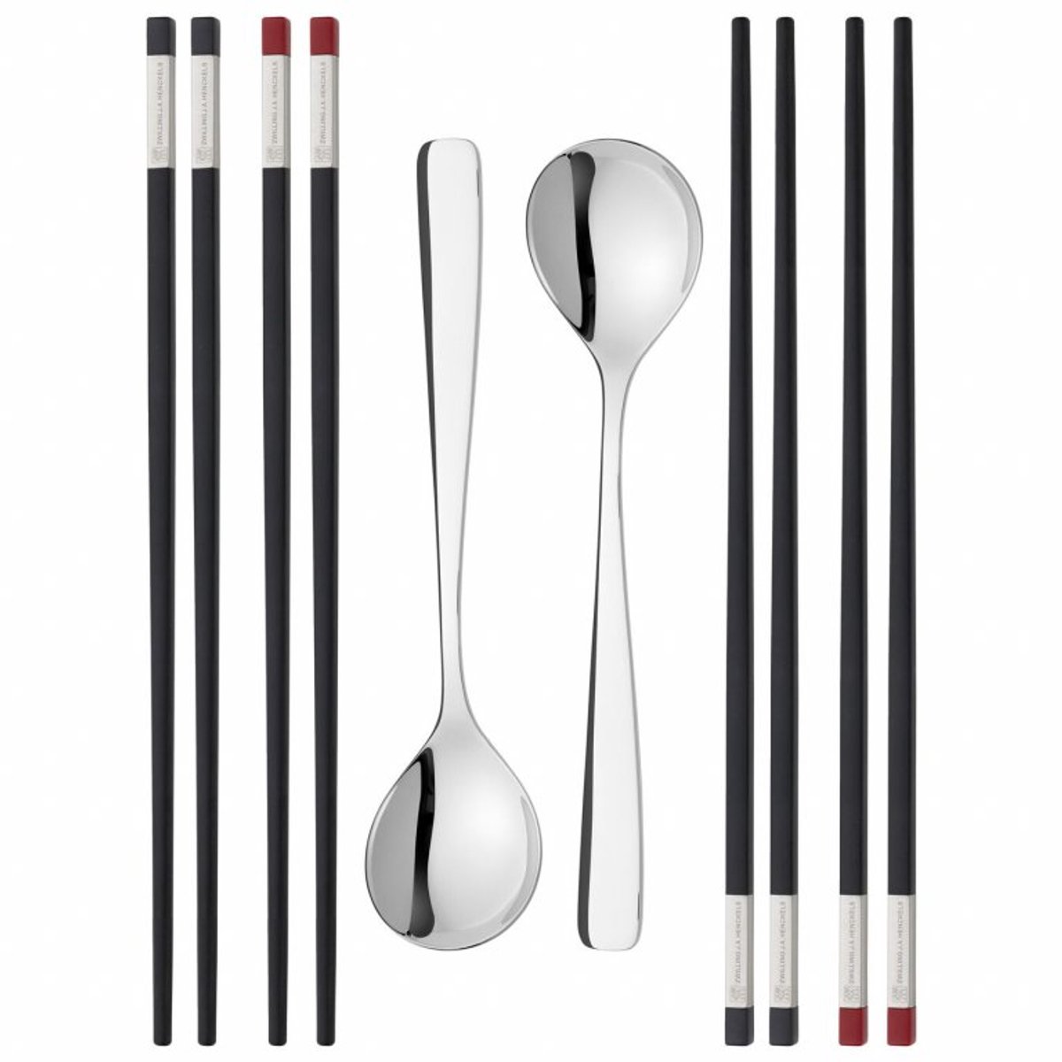 ZWILLING Chopstick eetstokjes en lepel set, 6 stuks