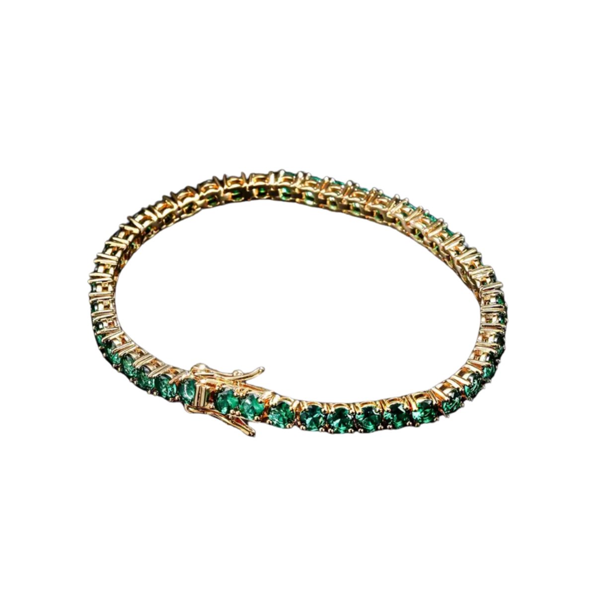 Nivard Armband - Staal - Nep Zilver - Dames - Nep Goud 17,5cm
