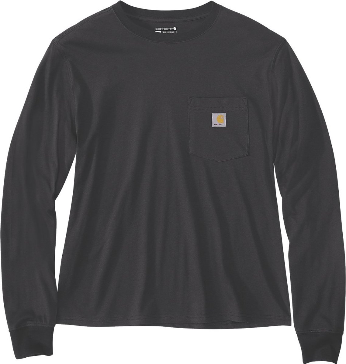 Carhartt Damen Lightweight L/S Pocket T-Shirt -L Zwart