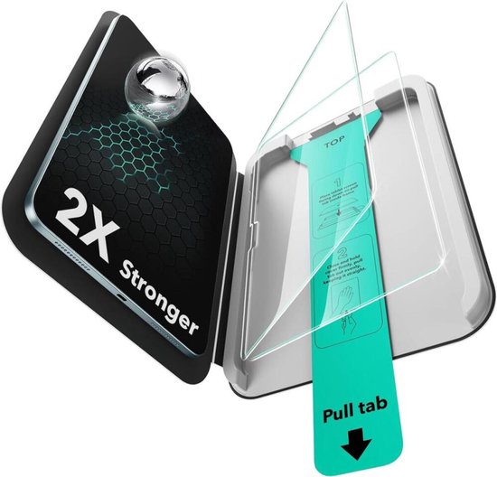 Protection d'écran en Tempered Glass ESR Classic UltraFit pour iPad Air 11 (2024/2025) - Plaque en verre avec plateau - Installation facile - Lot de 2