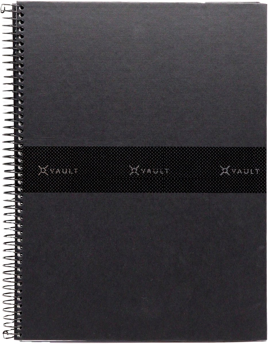 Kangaro Ancor spiraalblok - vault - formaat a5 - hardcover - met ruit 5mm - 2 stuks afbeelding