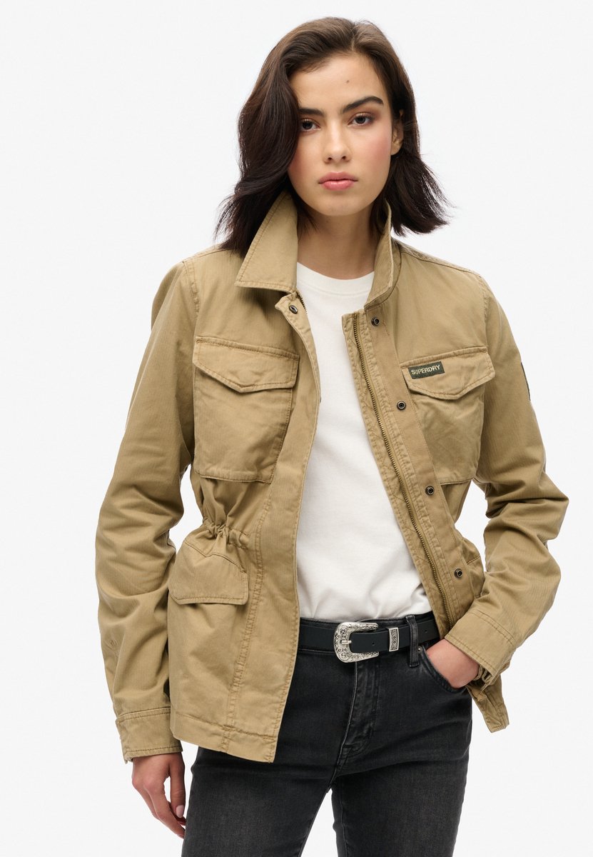 Superdry Military M65 jack Dames Buitenjassen Bruin