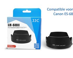 JJC Zonnekap LH-68II + UV filter 49 MM. Lenskap compatible met Canon ES-68.
