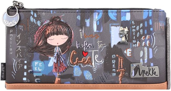 Anekke Porte-monnaie Contemporary Flexible RFID Wallet Multicolor Multicolore