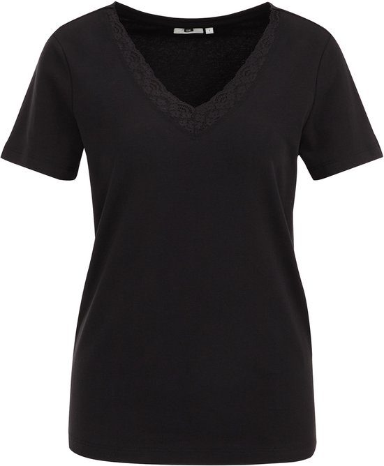 WE Fashion Dames T-shirt met kant