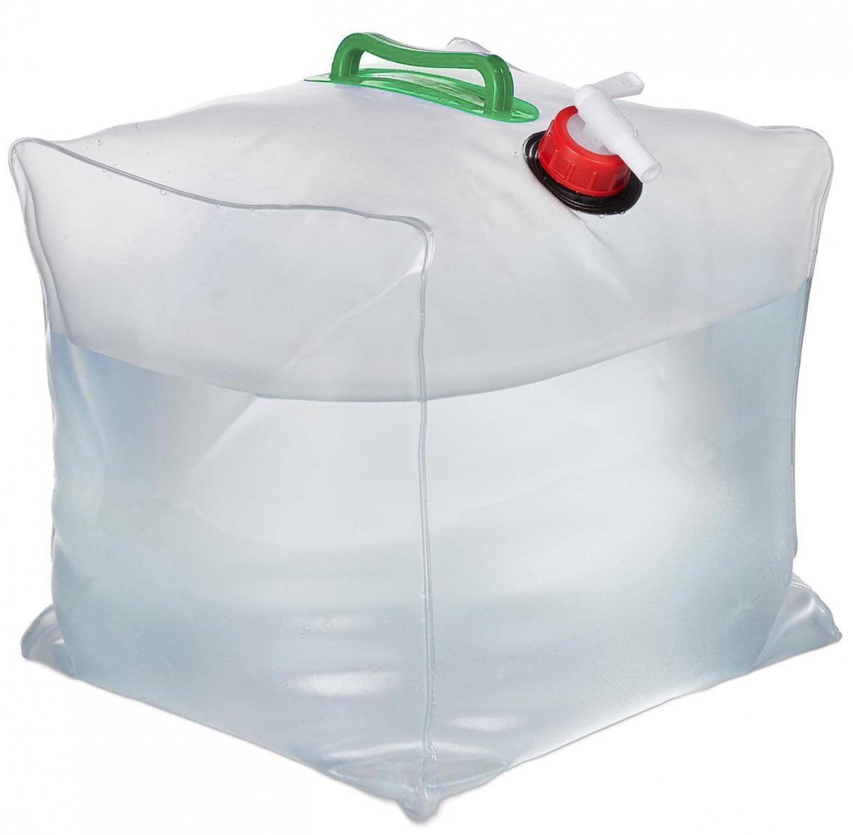 4 Bidons D'eau Pliables De 10 L Avec Couvercle Fermé, Jerrican D'eau