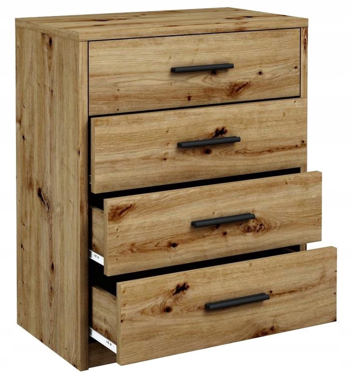 UFC BODO Serie - Dressoir - 4 Laden - 60 cm - Artisan Eiken