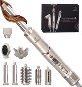 Bol.com Beyeza Airstyler 8-in-1 - Fohn met Diffuser - Multistyler - Roterende Krultang 5 in 1 - Fohnborstel - Krulborstel - Haar... aanbieding