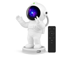 YURDA - Originele Astronaut Sterren projector - Galaxy projector - Sterrenhemel - Wit