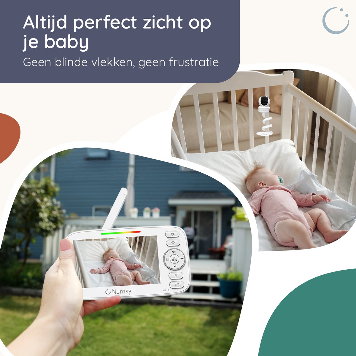 Numsy Flexibele Babyfoonhouder voor Camera - afbeelding 3