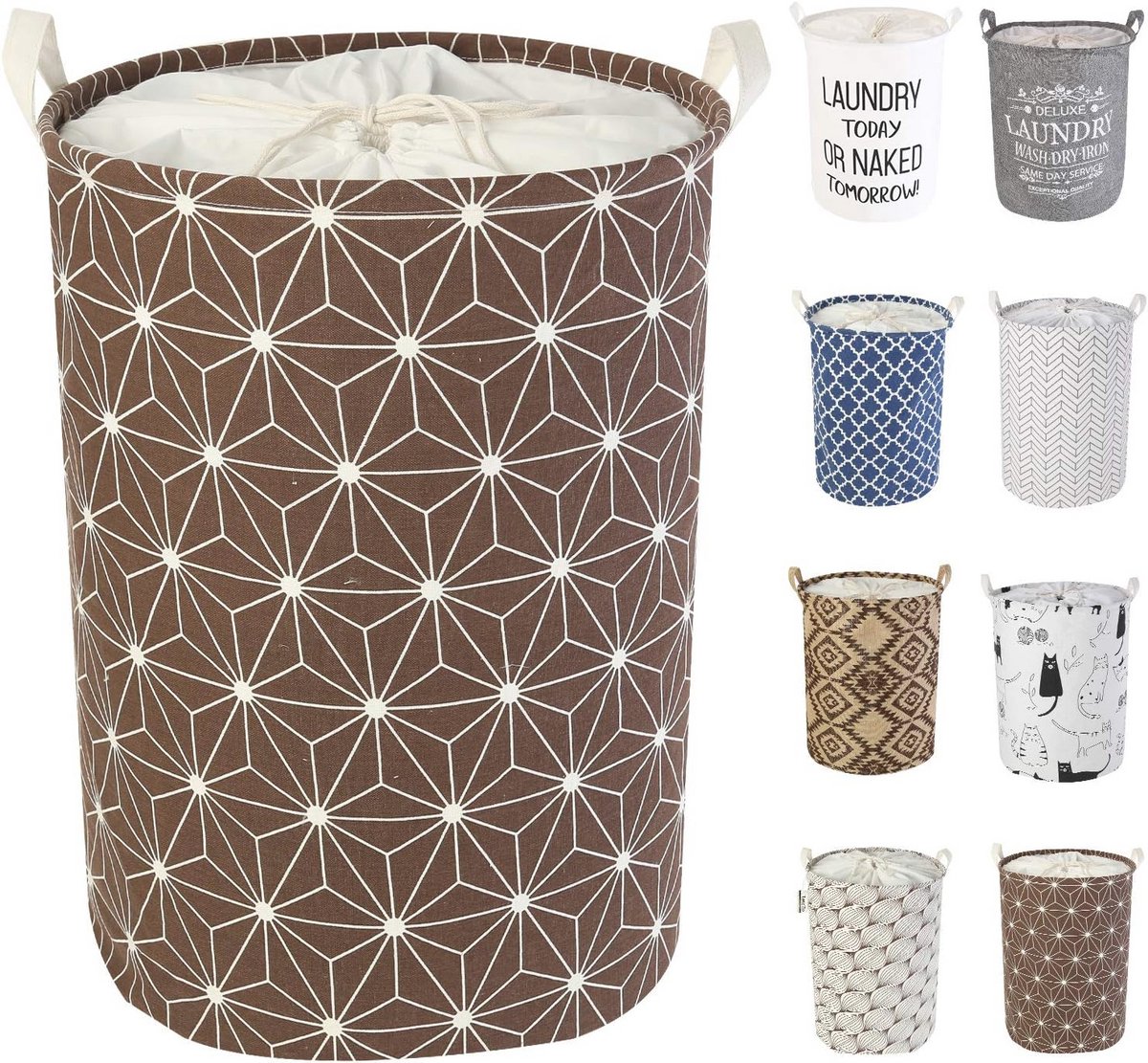 Goedkoopste Opvouwbare Wasmand 50 cm - Waterdicht & Stofdicht - Grote Capaciteit 60L - Ideaal voor Kleding, Dekens en Handdoeken