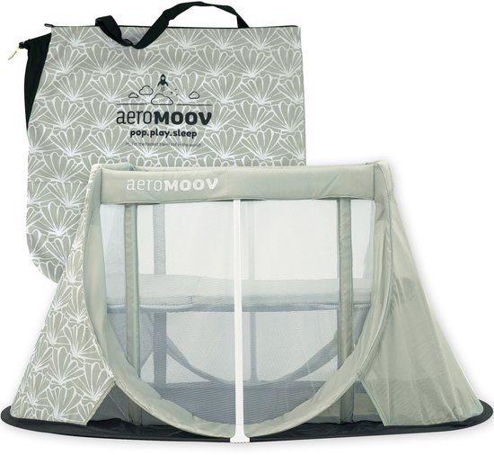 AeroMoov Reisbedje - Opgezet in 2s - Seashell Olive
