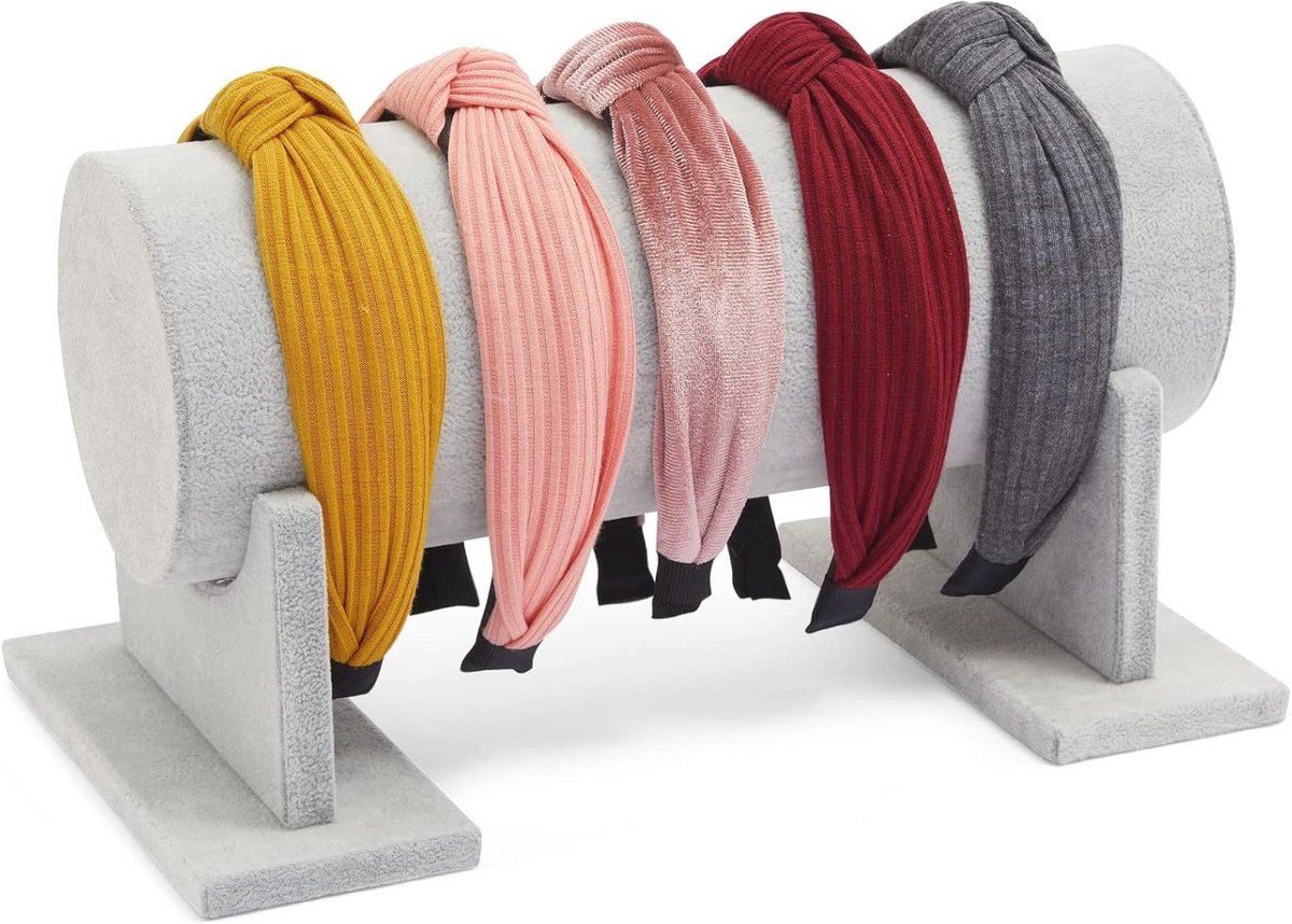 Fluwelen hoofdbandhouder en sieradenorganizer - 30,5 x 18 cm