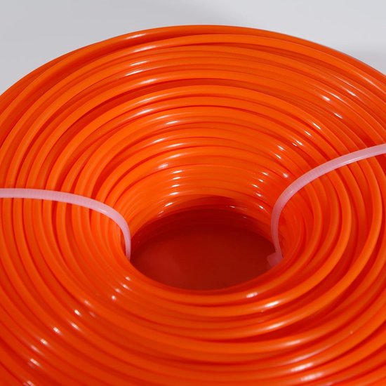 Maaidraad - 30m ronde trimmerdraad - rond oranje 2,4 mm x 30m - Trimmerdraad - Maaidraad - Maaieraccessoires (30m - oranje) van Merkloos	 — afbeelding 5
