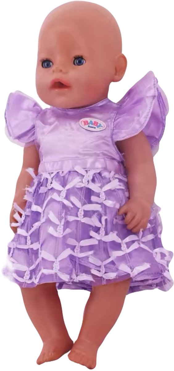 Jurkje met Crocs “Geschikt voor Baby Born”– Accessoire en Kleertjes voor je 36 + 43 cm alle Babypoppen en BabyBorn Pop — afbeelding 3