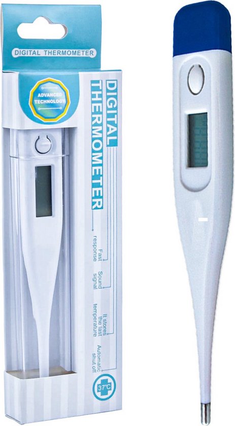 MomoCare Digitale Thermometer (SD257) - Geschikt voor Baby’s, Kinderen en Volwassenen - Snelle Koortsmeting via Oksel, Mond of Rectaal - Nauwkeurige Lichaamstemperatuurmeter