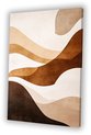 Abstractie, Minimalisme, Landschap, Bruin, beige, crème, wit, zand