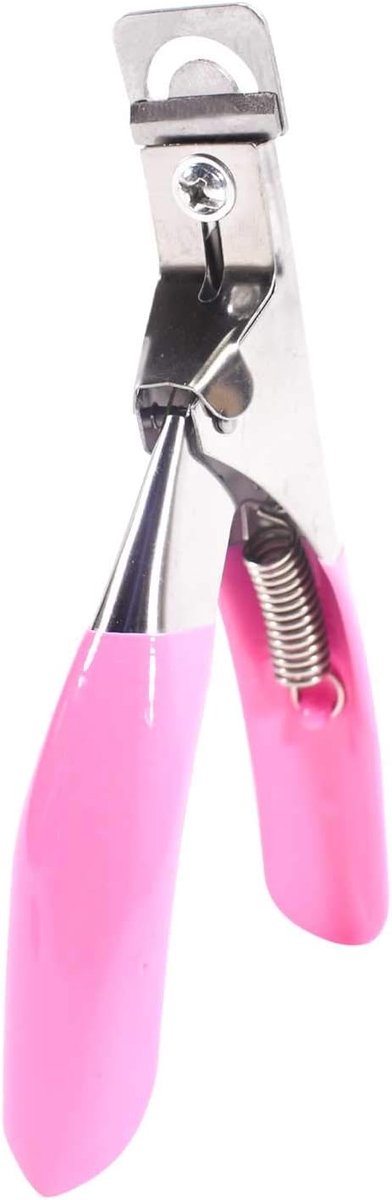 Goedkoopste Nagelknippers - Kunstnagelknippers - Nageltrimmer voor acryl- of gelnagels - Professionele nagelknippers - Valse nagels vormgever - Professioneel manicure gereedschap - Roze