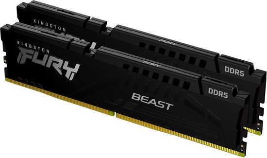 Kingston FURY Beast Black 64 GB (2 × 32 GB) DDR5-6000