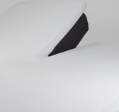 Ambianzz Bedding - Jersey Splittopper Hoeslaken - 160 gr/m2 - 100% Katoen (stretch) - 180x200 + 15 cm - Wit