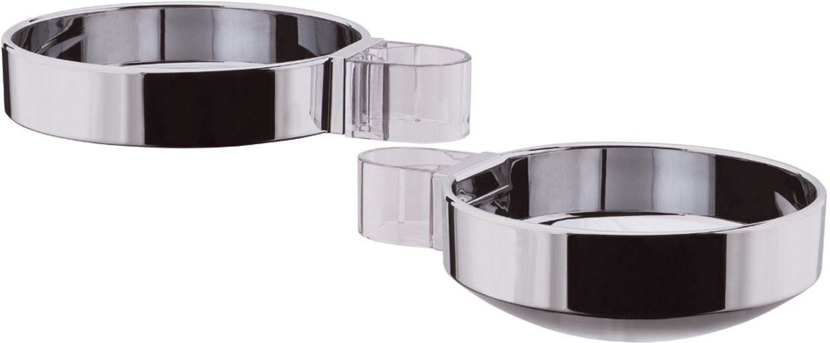 hansgrohe Cassetta D zeepbakje, chroom, voor douchestang D 25 mm, 28664000