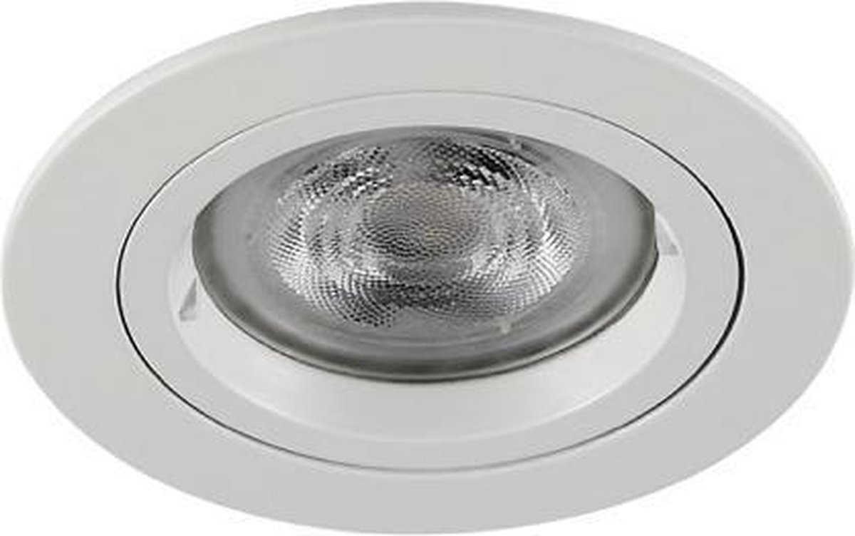 LED inbouwspot Simon -Rond Wit -Koel Wit -Dimbaar -4.9W -Philips LED
